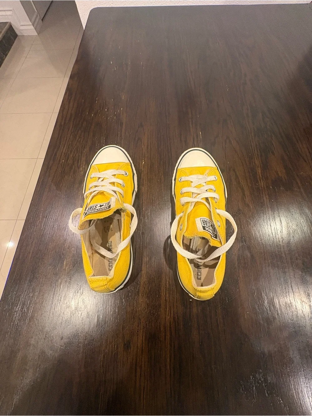 Converse bright yellow